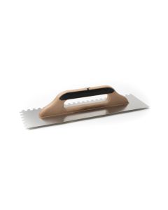 Stan Plano Swiss Karo C4 Eco 13x48cm fogazott svájci glettelő, rozsdamentes, fogazás:8x8mm