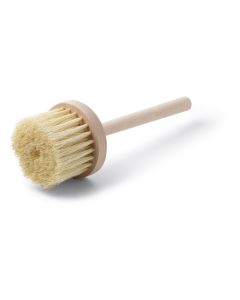 Terion 80mm round kátránykenő korongecset, természetes sörte, fa test