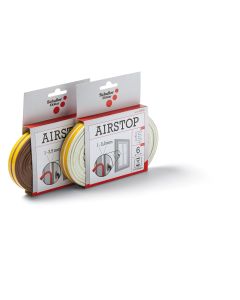 Airstop E white tömítőszalag, gumi, 1-3,5mm résmérethez, fehér, 6 m