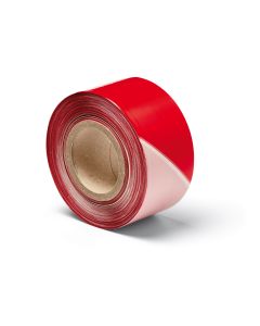 Street Tape 80mmx500m jelölő- és korlátszalag, LDPE, piros/fehér