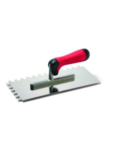 Stan Karo 2K Pro C4 13x28cm fogazott glettelő, rozsdamentes, fogazás: 8x8mm