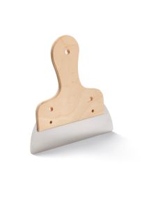 Plano 50cm fali spatulya, rozsdamentes, fa markolat