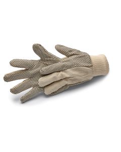 Florastar Grip XL/10" kerti kesztyű, pamut, PVC pettyes tenyérrész, CAT1