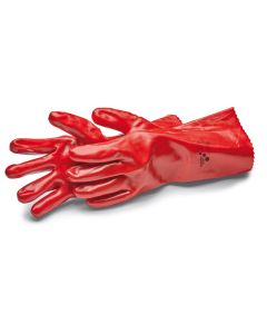 Labstar XXL/11" ipari kesztyű PVC-ből, kötött pánt, extra hosszú, CAT2 - 3121