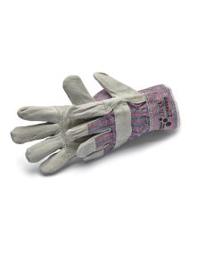 Workstar HD Lite XL/10.5" kesztyű, nyers marhabőr, csíkos pamutbetét,  CAT1