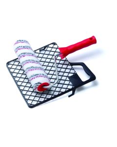 Silverline 25cm short SET festőhenger szett (henger, nyél, csepegtetőrács)