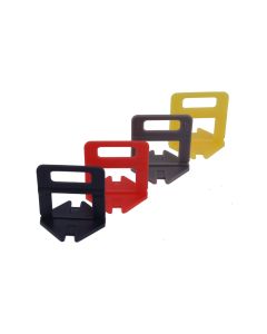 Clips 1,5 mm szintező talp, 100 db, piros