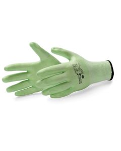 Allstar Green XXL/11" kesztyű, PU bevonattal,lélegző anyaggal, CAT2 - 4141